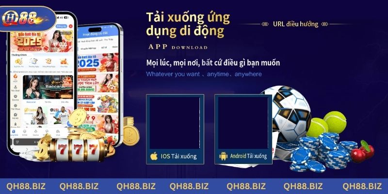 Tải app QH88 về thiết bị iOS và Android